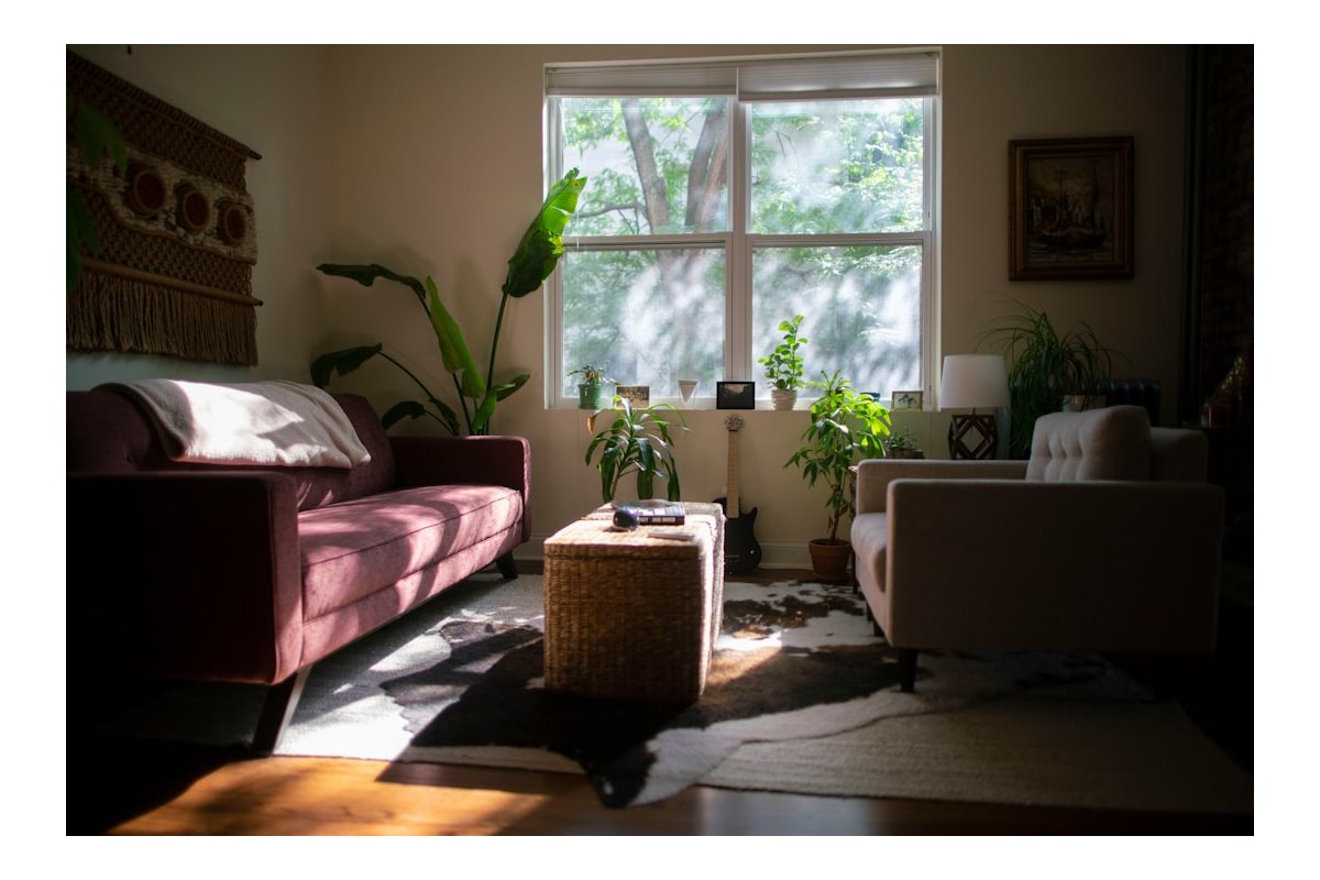 green potted plant on white table